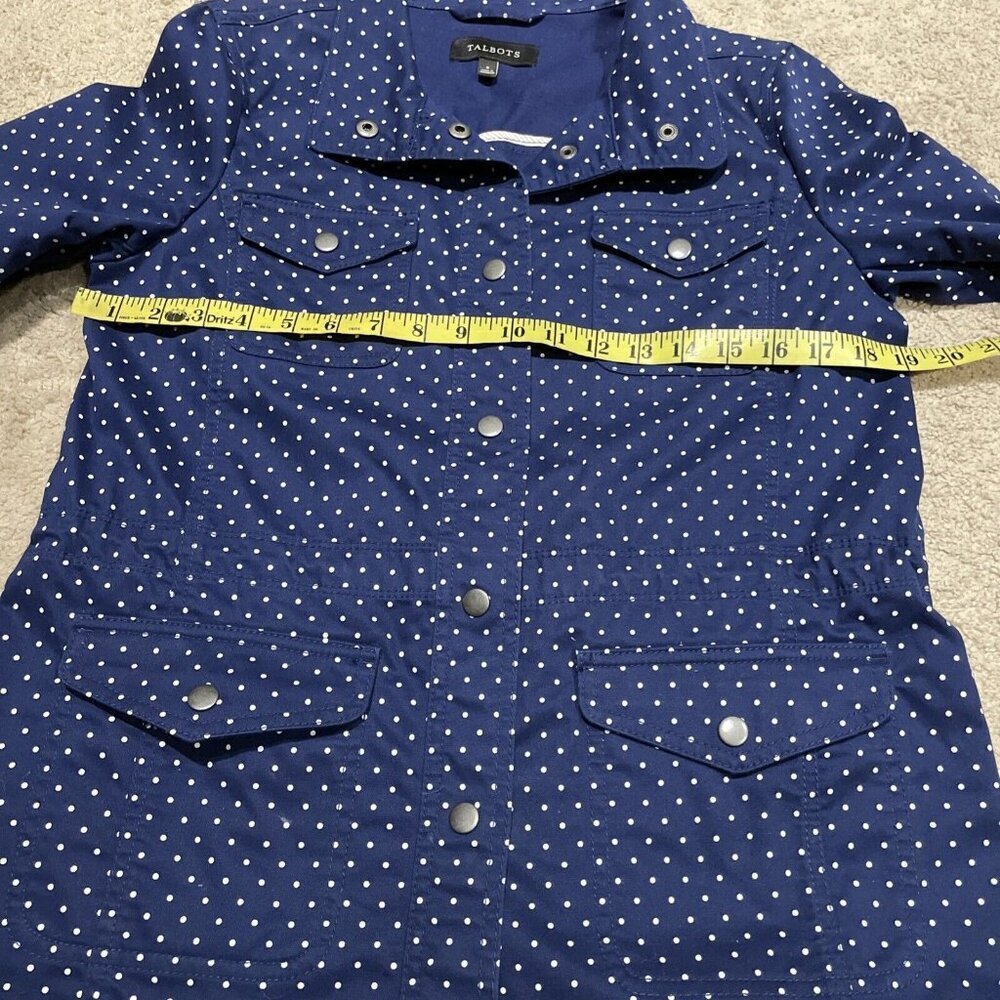 Talbots Snap Front Utility Field Jacket Women's S… - image 5